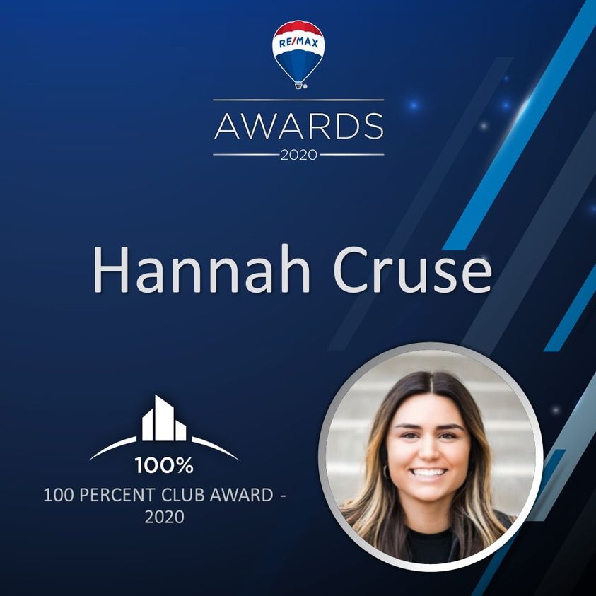 Hannah cruse, pinnacle awards, remax elite